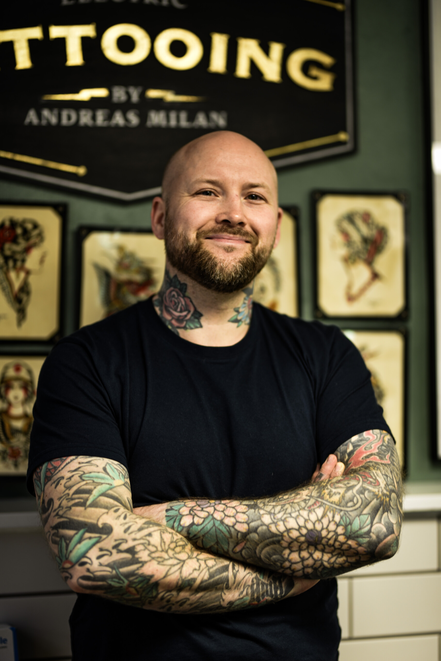 Andreas Milan tatoveringer